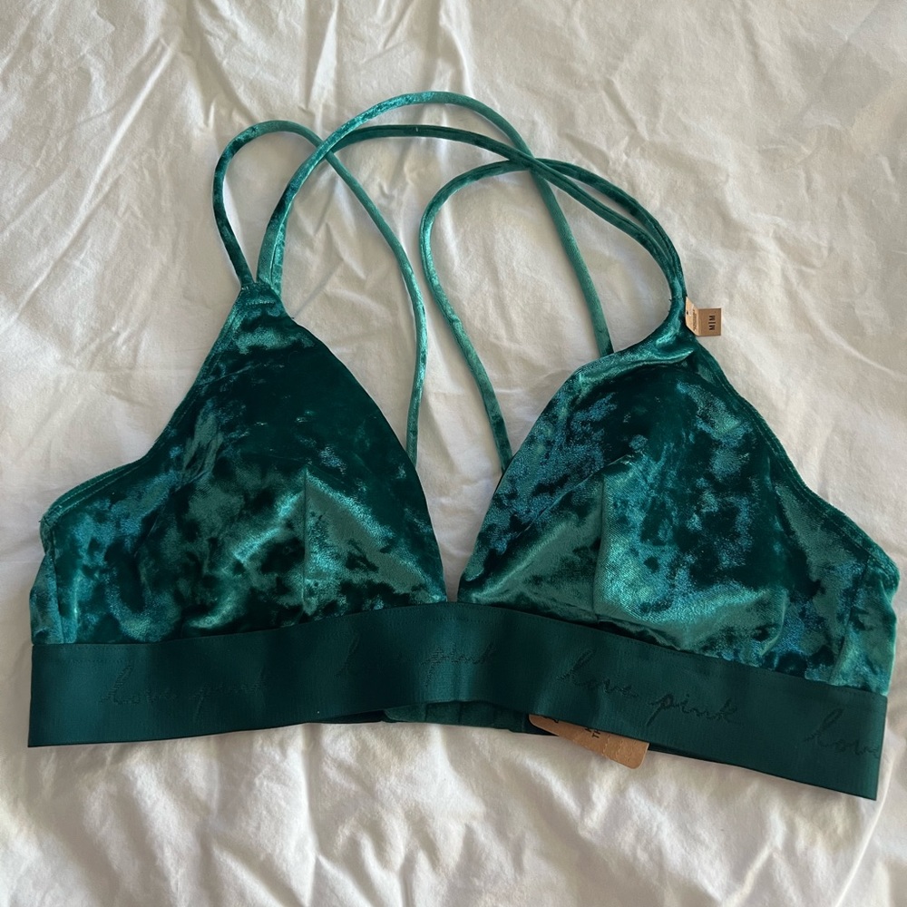 Victoria’s Secret PINK Velvet Triangle Bralette